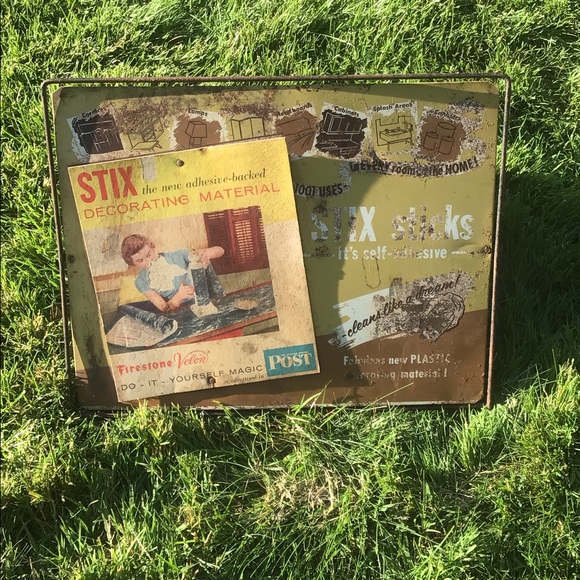 1950’s Stix Metal Advertising Double sided sign - Picture 4 of 4